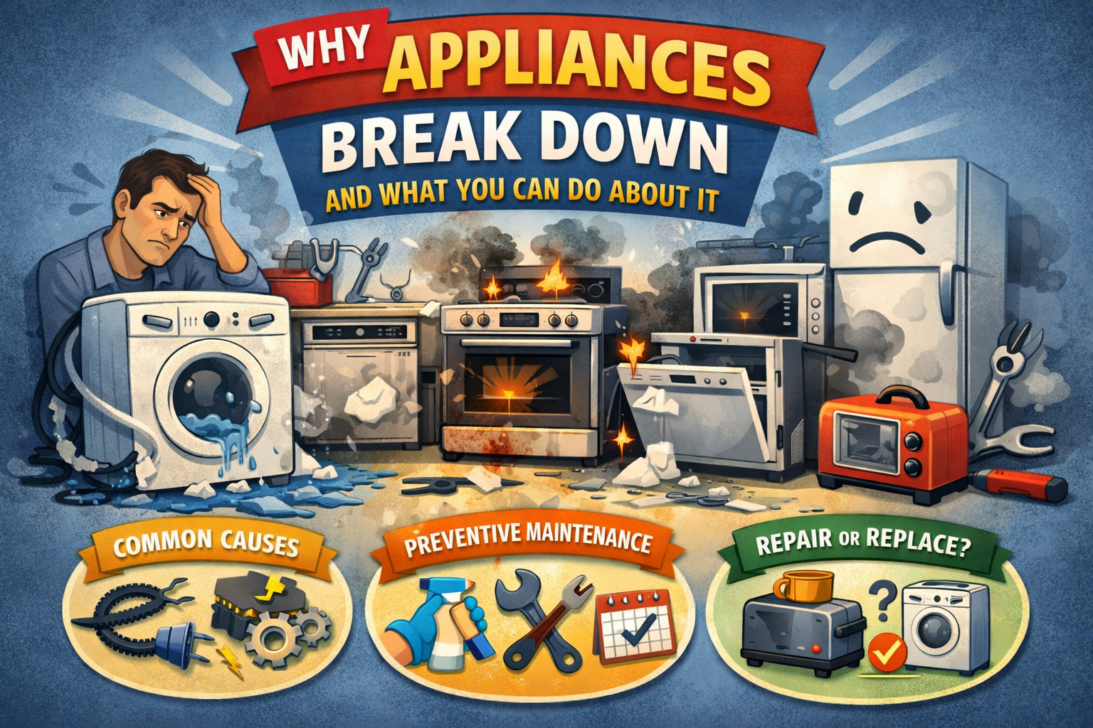 Why Appliances Break Down and What You Can Do About It
