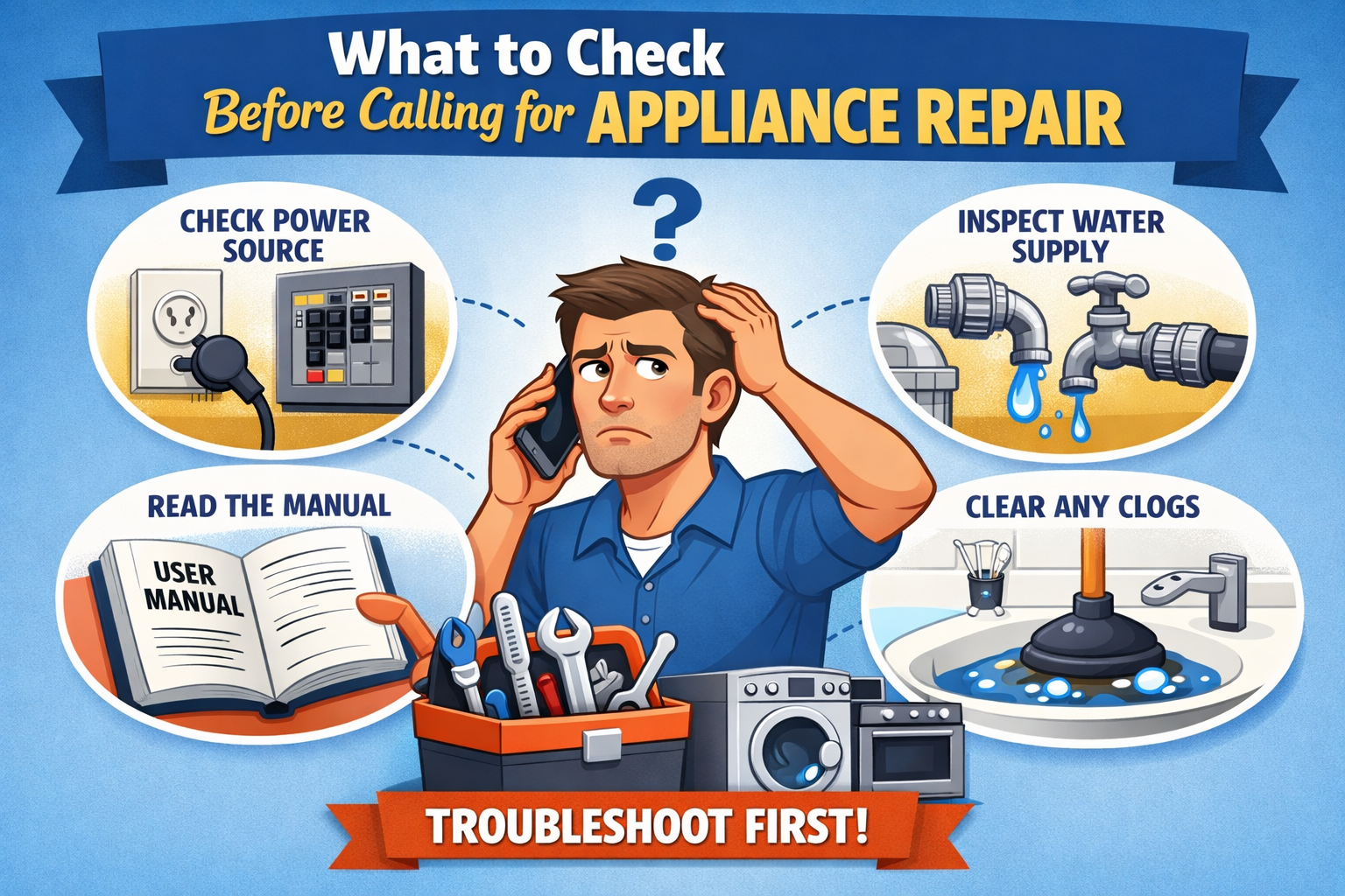 What to Check Before Calling for Appliance Repair