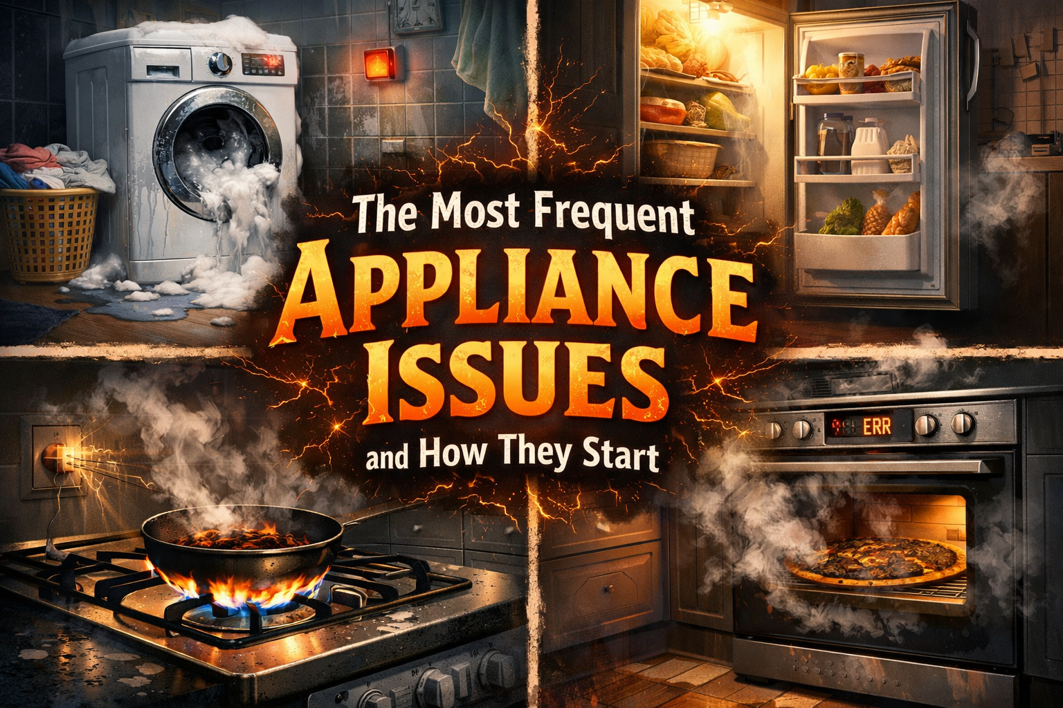 The Most Frequent Appliance Issues and How They Start